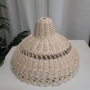 라탄 전등갓 짜기 이미지