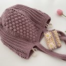 나만의 손뜨개 | 초한지실로 완성한 어썸 베어리백 미니버전! 나만의 뜨개가방 후기