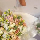 PJ wedding [웨딩 부케] Lanovia la-09/화이트&amp;피치 스토크 후기