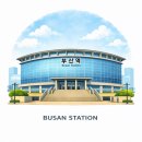 해양야구장 | 부산 랜드마크 일러스트