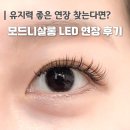 [제주/연동] 모드니살롱에서 LED속눈썹연장 받은 유지력 대만족 후기