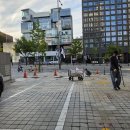 1층주차타워 진입로및건물앞 인도 바닥사구석 석재타일 교체작업 이미지