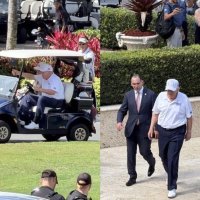 "미군 7명이나 전사했는데"…트럼프, ‘USA 모자’ 쓰고 평소처럼 골프쳤다