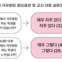 교사 90% "교내 극우화된 혐오 문제 심각"…80%는 "자주 목격"