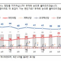 민주 44% 국힘 20%…전주 대비 격차 7%p↑[NBS]