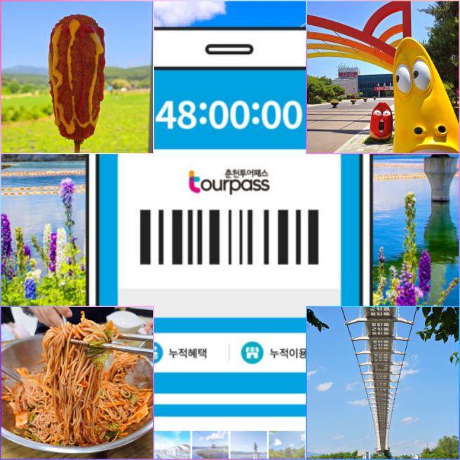 투어패스 48시간 여행코스/박사마을곰핫도그·애니메이션박물관·춘천막국수체험박물관·춘천사이로248