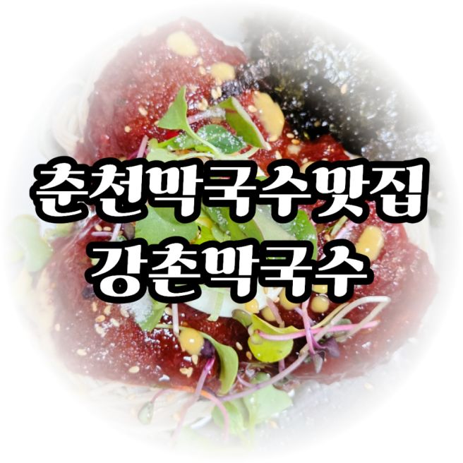 춘천 막국수 맛집 고소한 골동면과 육즙가득 표고완자 강촌막국수