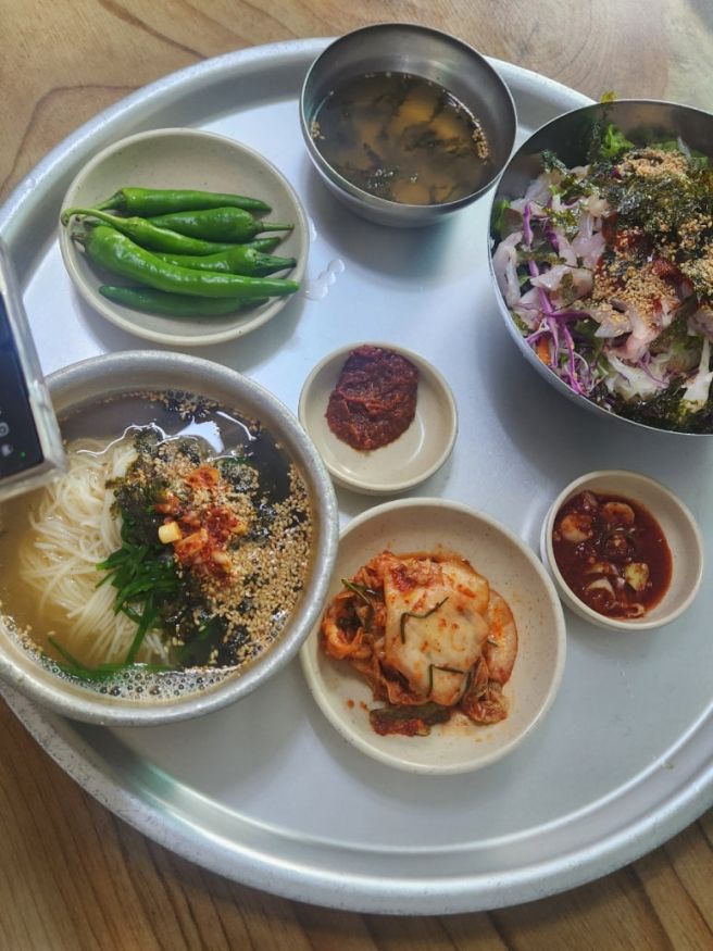 경주 황리단길 맛집 놋전국수 잔치국수 비빔국수 내돈내산