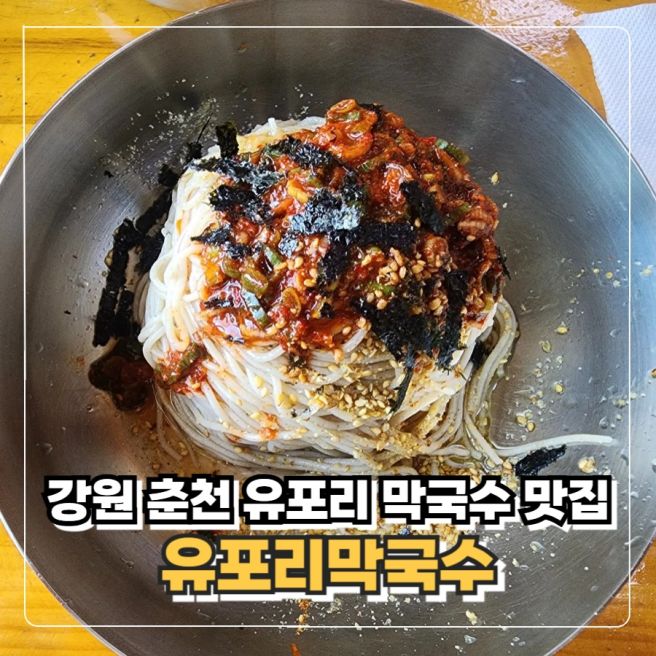 강원 춘천 유포리 맛집, 막국수 추천 [유포리막국수]