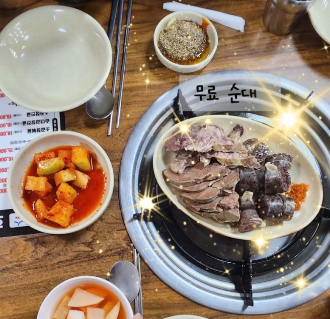 호남순대 수원 남문 지동시장 순대 타운