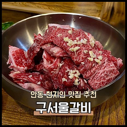 안동 맛집 추천 구서울갈비 추천 주차 정보 내돈내산 후기