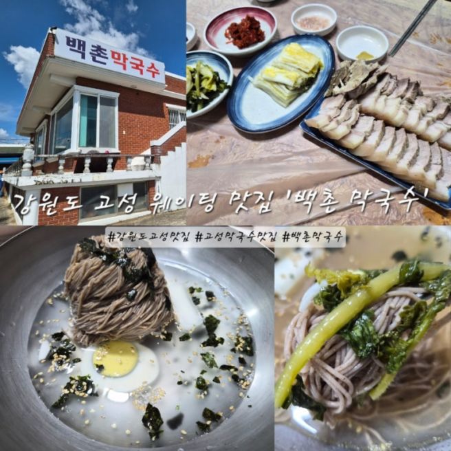 강원도 고성 여행 테이블링 웨이팅 맛집 백촌막국수 평일 웨이팅 정보