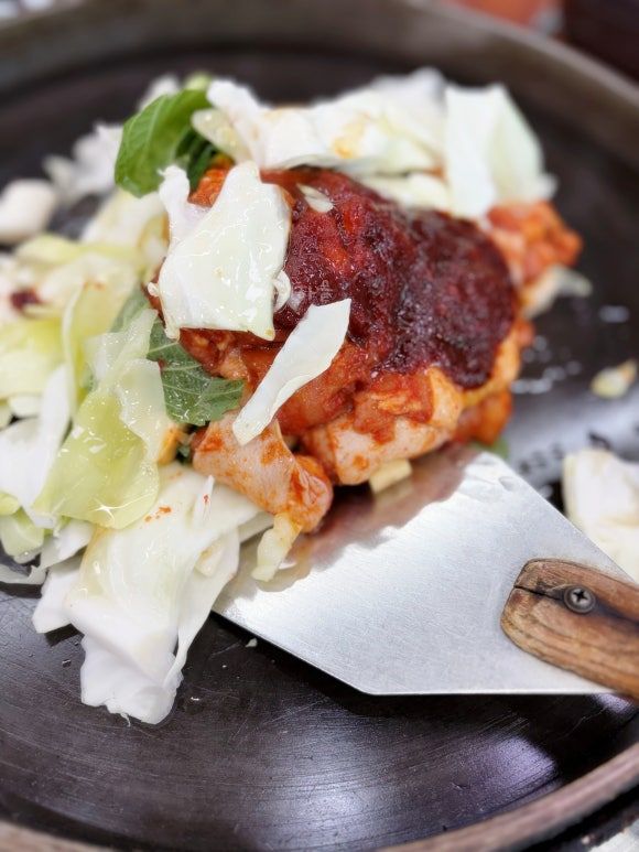 춘천 닭갈비 맛집 학곡리막국수닭갈비, 아이와 함께 가기 좋은 맛집
