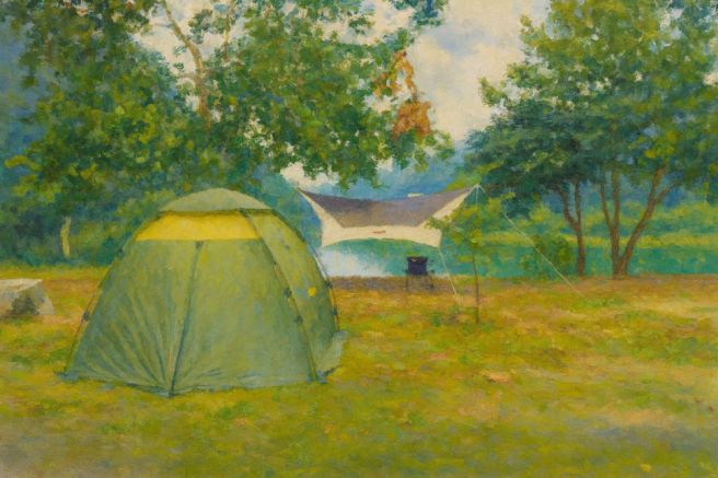 [13년 전 오늘] [언플러그드 캠핑] ﻿충주 명서리 삼탄유원지 야영장 노지 무료 차박 캠핑장 캠프타운...