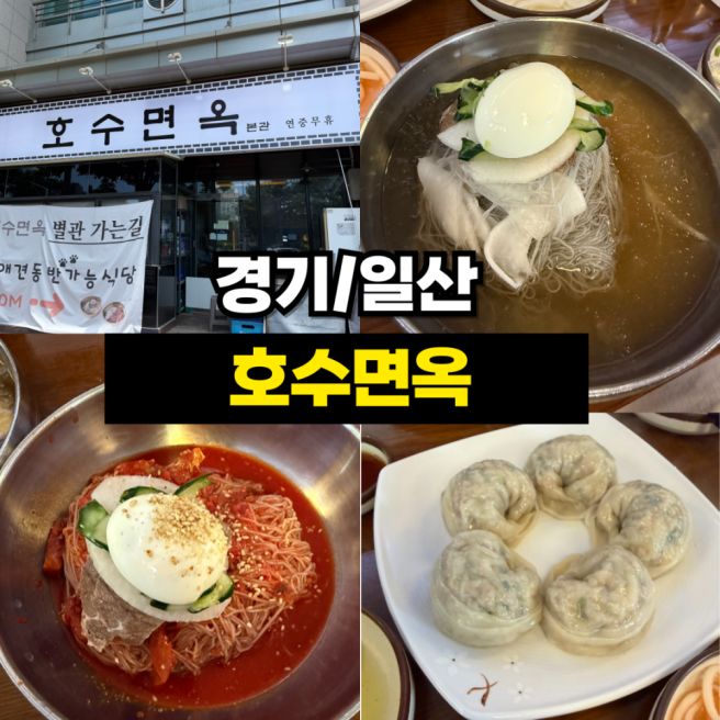 <경기/정발산> 일산 호수공원 맛집 '호수면옥' 웨이팅 할 뻔한 함흥냉면 &amp; 만두 내돈내산 찐후기