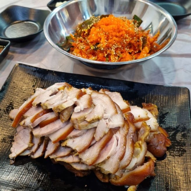전곡맛집 연천 노포 할매왕족발 한치무침세트