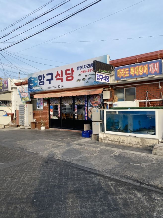 [내돈내산]제주 서귀포 모슬포 특대방어 항구식당