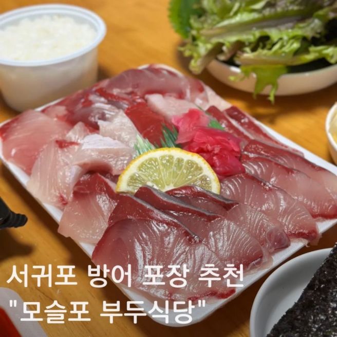서귀포 대정읍 방어 맛집 부두식당 내돈내산 특대방어 포장 후기