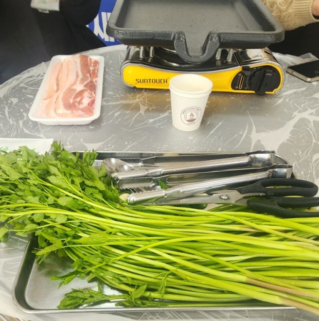 울산 북구 정자, 강동 미나리 삼겹살 맛집 돈참새미식당(내돈내산)