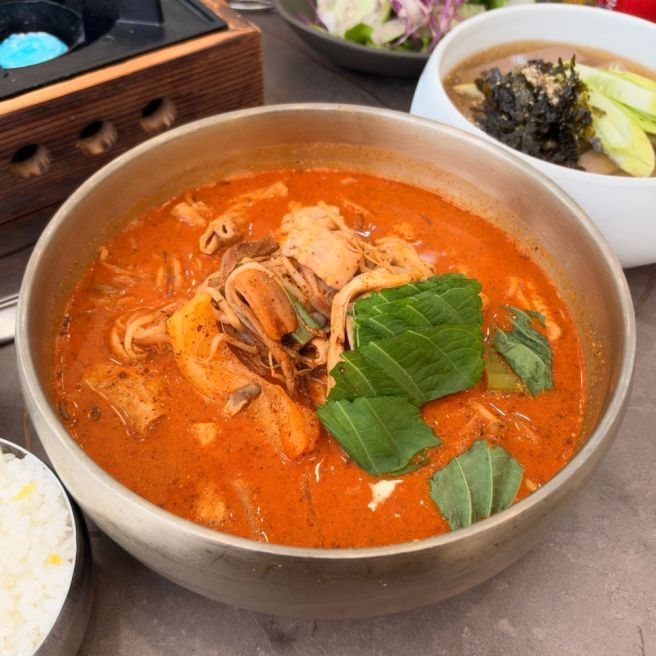 광주 서구 갈비 맛집 배꽃갈비, 부드러운 돼지갈비와 곱창육개장