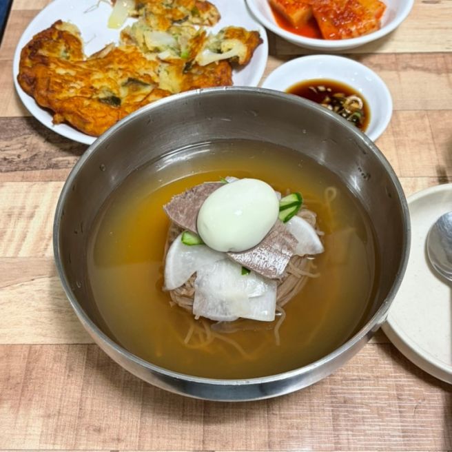 종로3가 로컬 맛집 유진식당 허영만 백반기행 평양냉면 녹두지짐