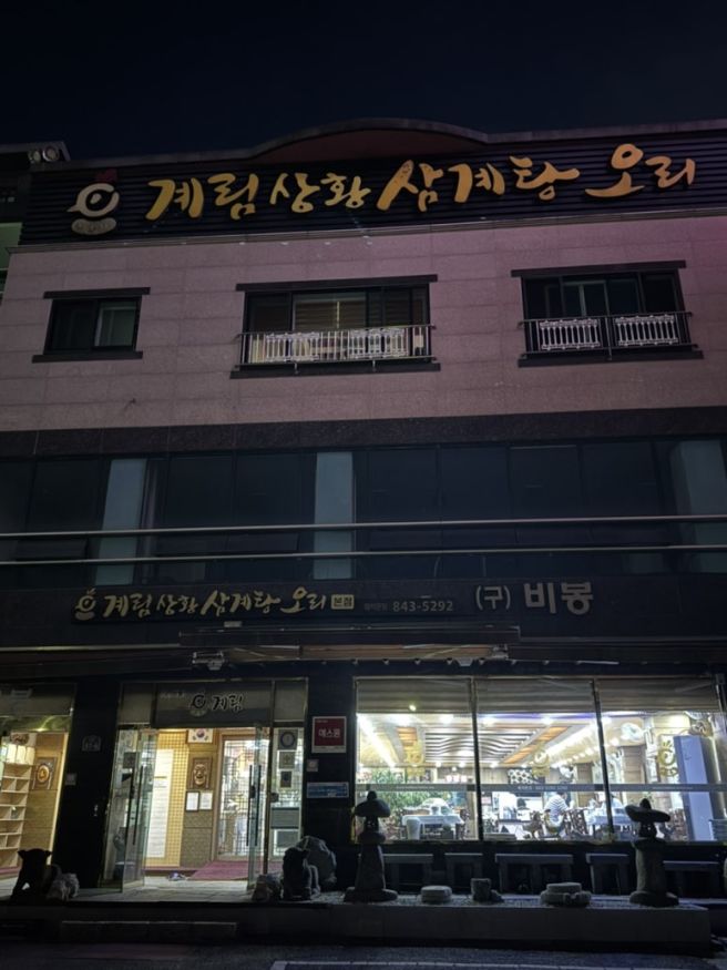 안동병원 옆 뜨끈한 몸보신 메뉴 비봉삼계탕