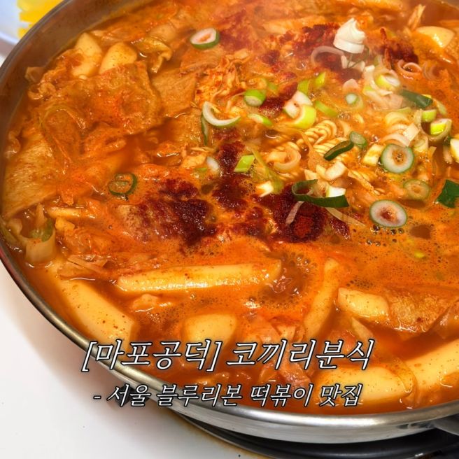 떡볶이로 블루리본 단 즉석떡볶이 맛집, 마포 코끼리분식