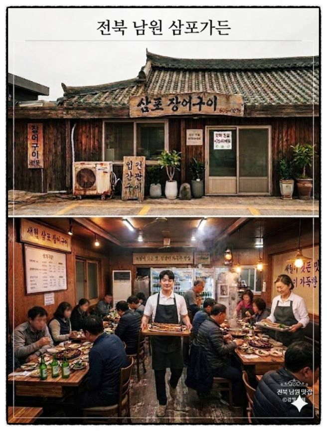 전북 남원 맛집 장어와 더덕의 환상 조합! 50년 전통 삼포가든