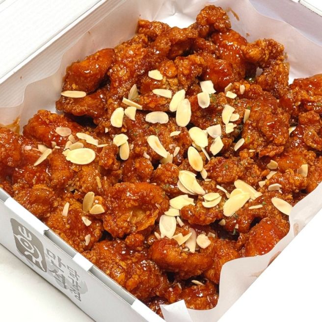 속초 중앙시장 만석닭강정 중앙시장점 중앙시장 먹거리 추천 보통맛 순살 내돈내산 솔직후기