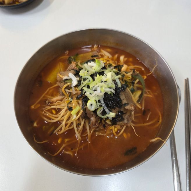 구미 산동읍 산동칼국수 육개장칼국수 먹었어요