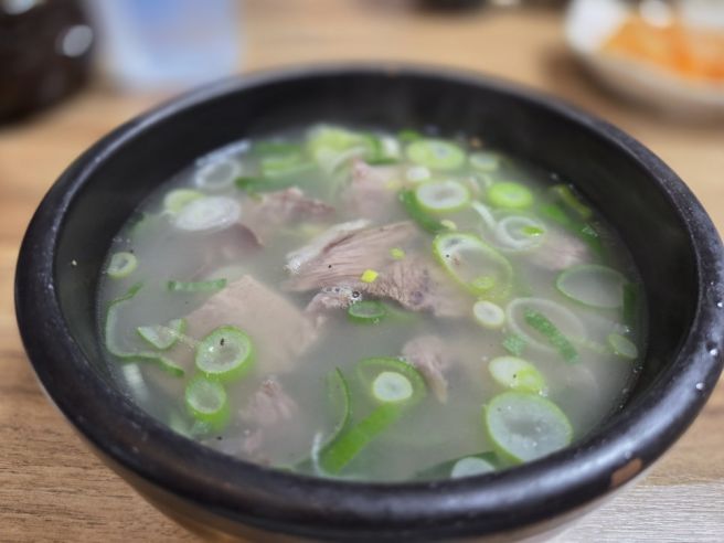 강릉 중앙시장 아침식사 가능한 소머리 국밥 맛집 광덕식당