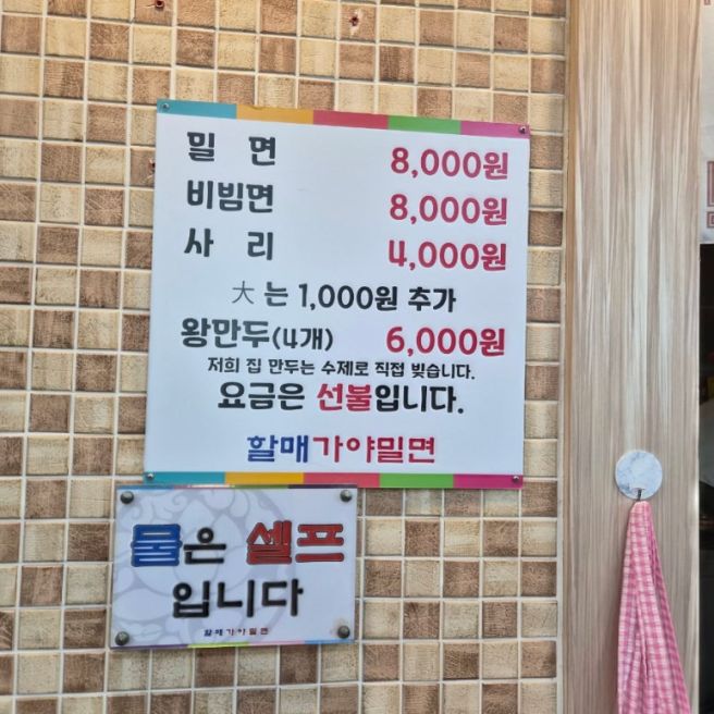 부산밀면-할매가야밀면
