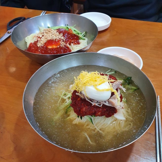 부산 맛집, 할매가야밀면 - 부산 여행 남포동 밀면 가게