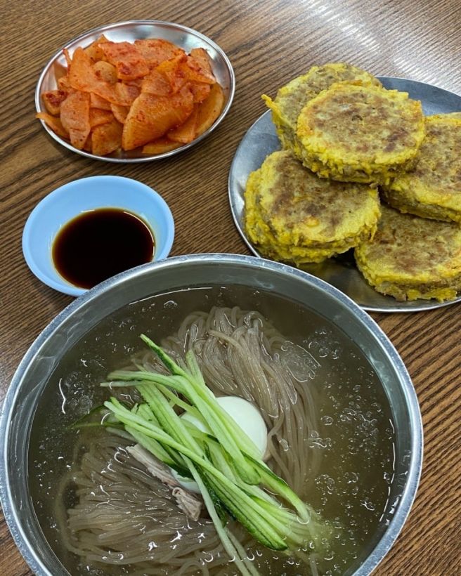 양평맛집 옥천냉면 황해식당 본점 고기완자 물냉면 후기