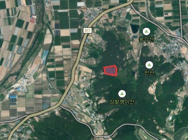 전남 화순군 도곡면 쌍옥리(쌍옥마을 터굴산자락 900골프장입구)농림지역 보전관리지역 가축사육제한...