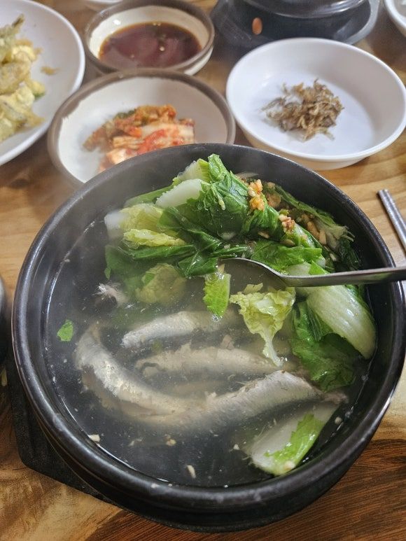 제주도제주시맛집 앞뱅디식당 멜국 고사리해장국 멜튀김 내돈내산 솔직후기