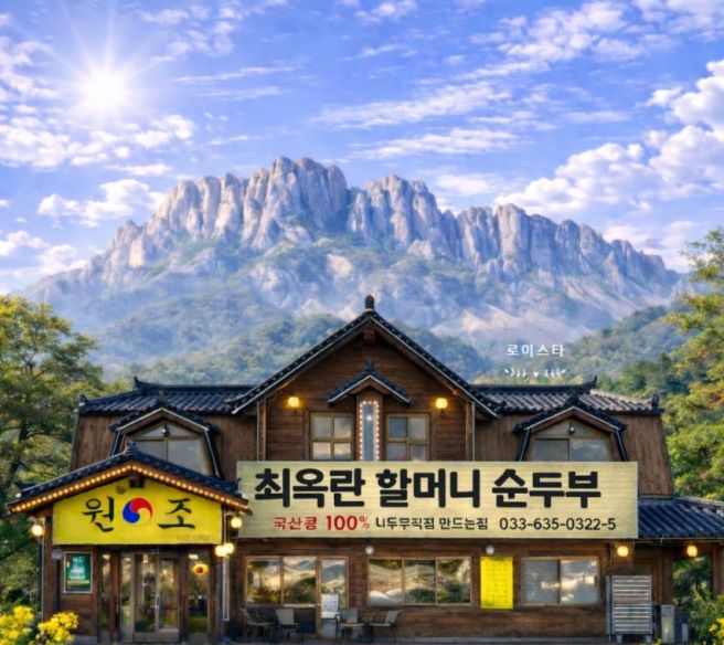 속초 초당순두부 맛집 최옥란 할머니 순두부