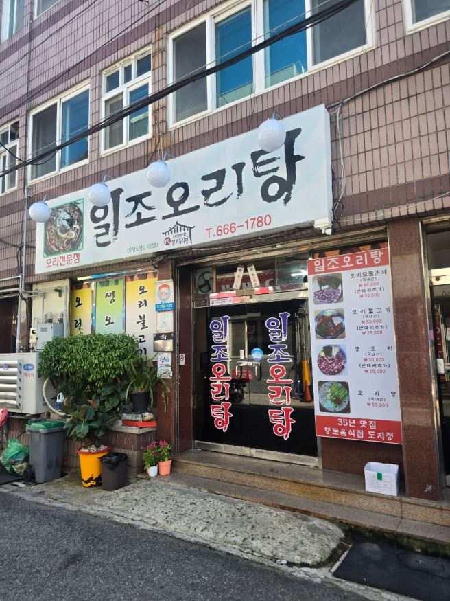 이순신광장 맛집, 여수 현지인 맛집 추천 오리불고기 일조오리탕 주차 및 소스 팁