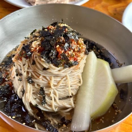 춘천 막국수 맛집 유포리막국수 웨이팅 동치미막국수