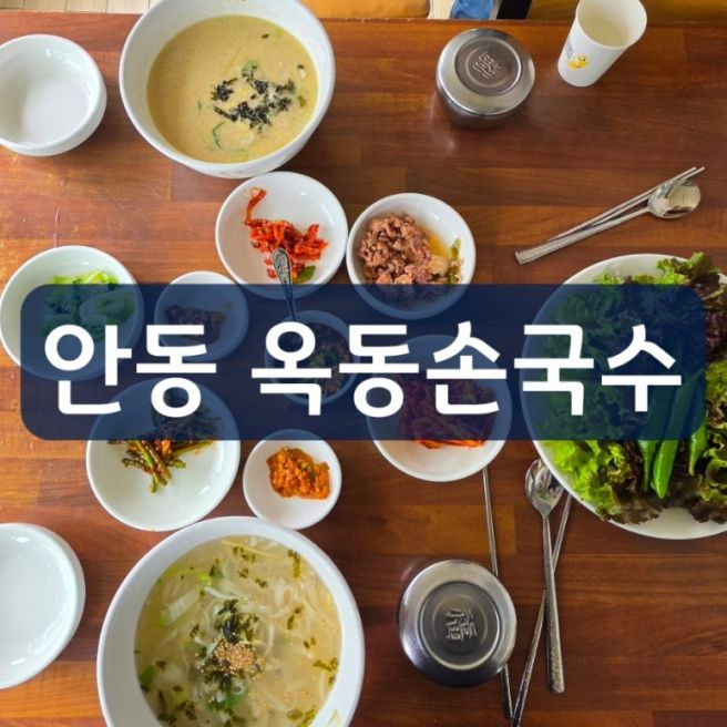 [안동 맛집] 전현무계획 보고 찾아간 옥동손국수, 손국수·들깨국수·해물파전 후기