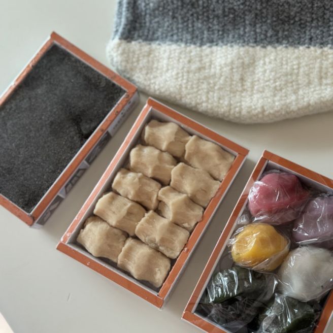 이북식 인절미 송파떡집 대한명가 흑임자인절미 흑깨송편 미쳤어!