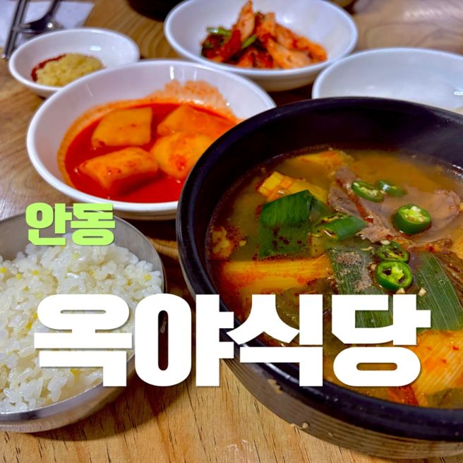 안동 중앙신시장 옥야식당 블루리본 맛집, 선지국밥과 해장국 내돈내산 후기