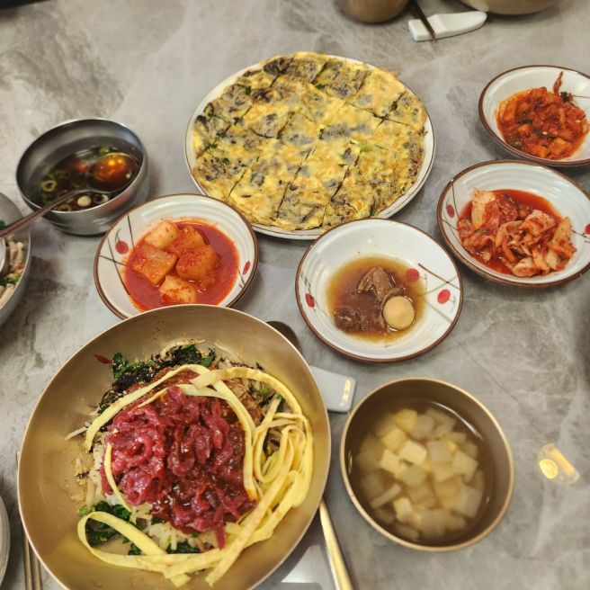울산 남구 밥집 육회비빔밥 함양집 추천 메뉴