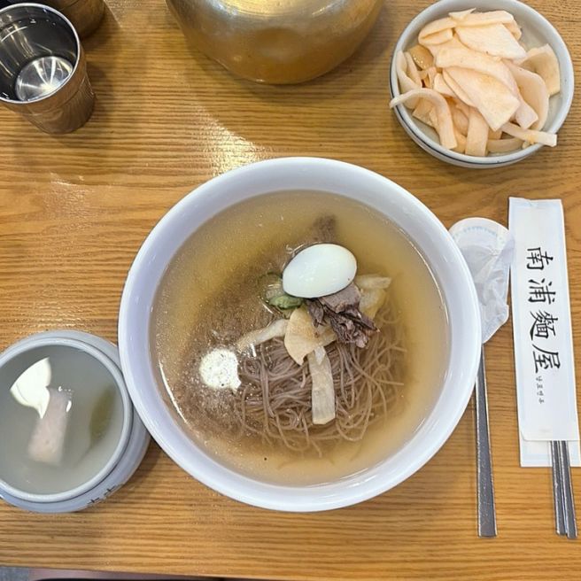 을지로 노포 남포면옥 동치미 베이스 평양냉면 맛집