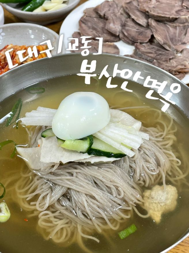 [대구/중구] 부산안면옥 | 대구3대 평양냉면 맛집 n번째 내돈내산방문• 제육 후기