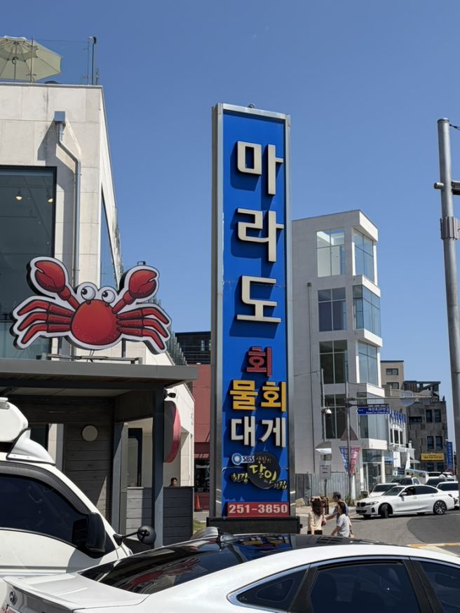 포항 영일대 물회 마라도회식당 내돈내산 솔직 후기