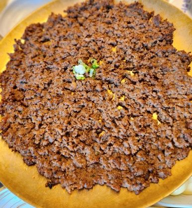 마포 역전회관 바싹불고기 맛집 육회 후기
