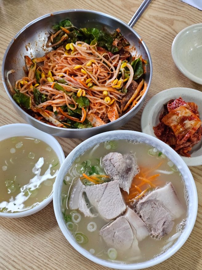 제주시 골막식당 고기국수 비빔국수 후기 주차 및 육수 팁