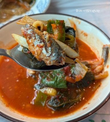 블루리본 기장대변항맛집 멸치물회 별미인 남항횟집