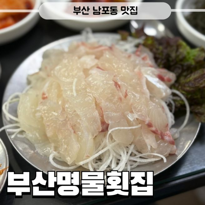부산 자갈치 남포동 맛집 부산명물횟집 숙성회 회백밥 전복죽 솔직후기